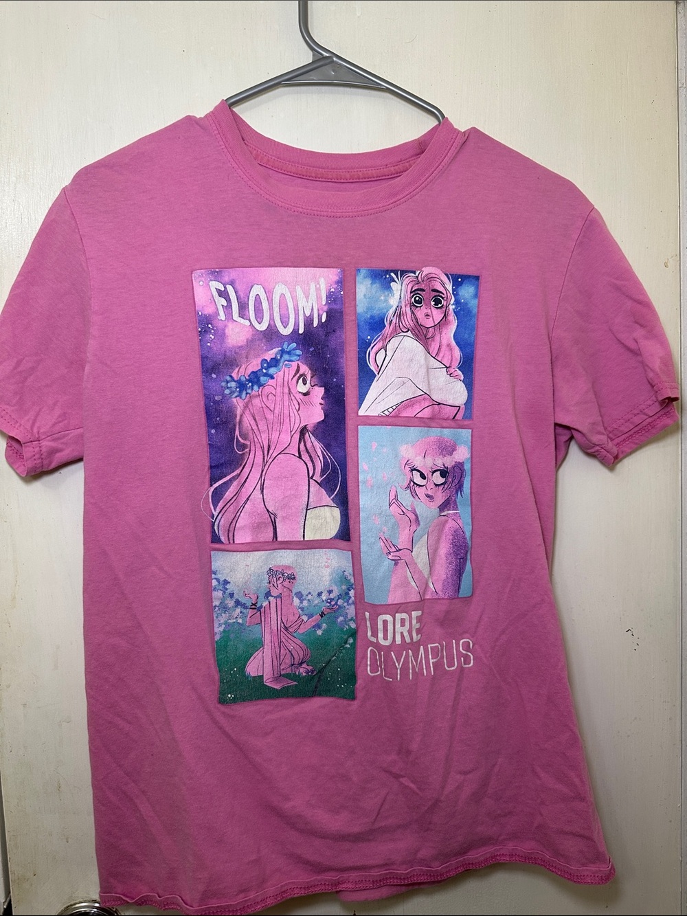 Pink Graphic Lore Olympus Comic Panel Tee